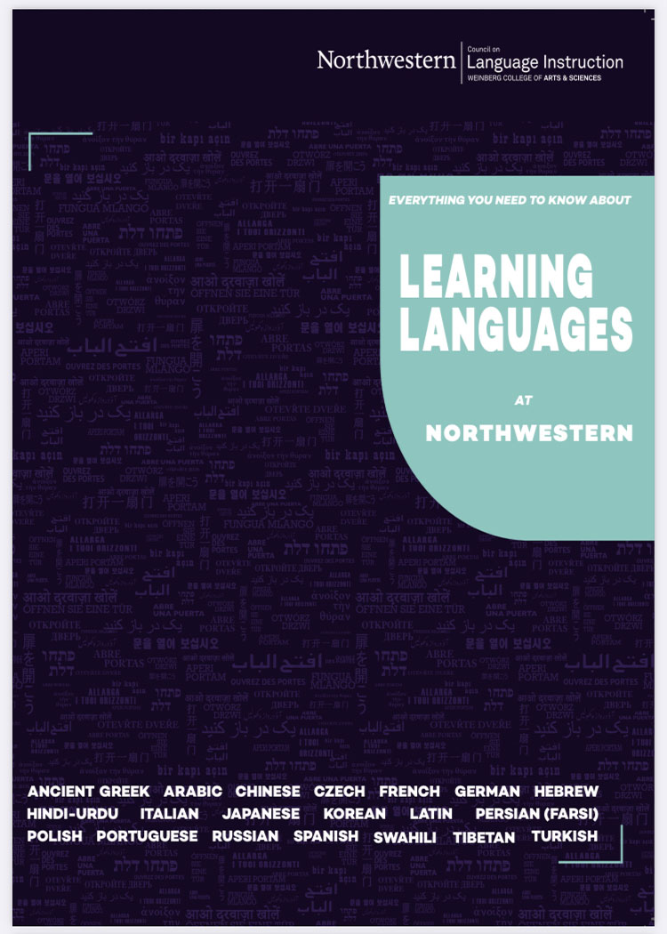 Virtual Language Brochure Cover Page